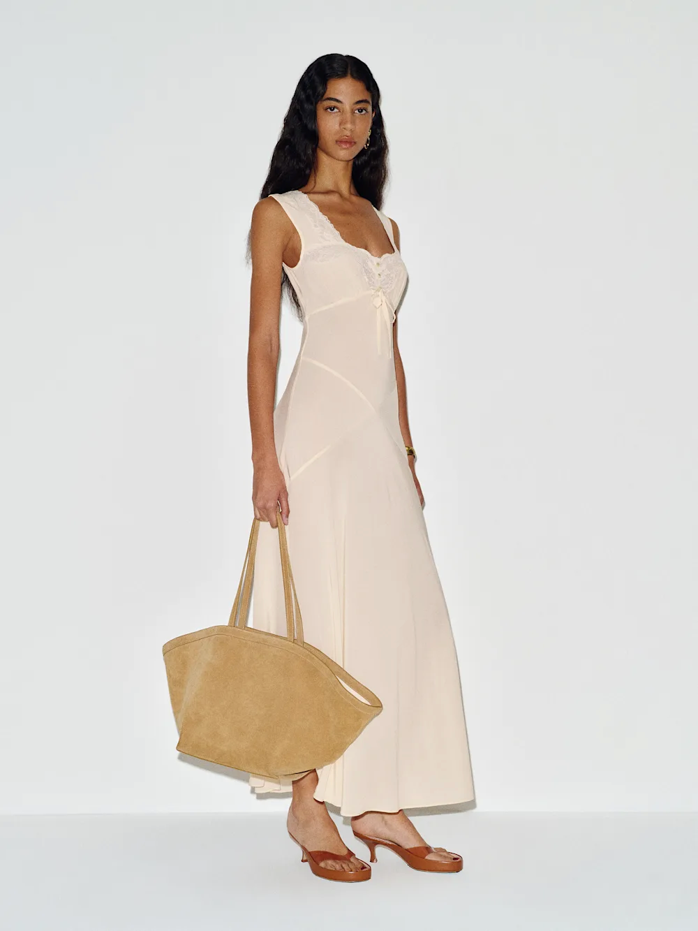 Reformation Saphira Dress Ivory - Size M
